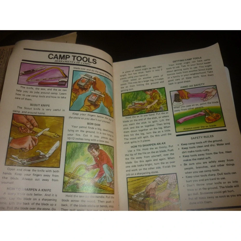 Vintage 1975 Boy Scouts‎ of America Cooking Skill Book BSA Manual 32 Pages